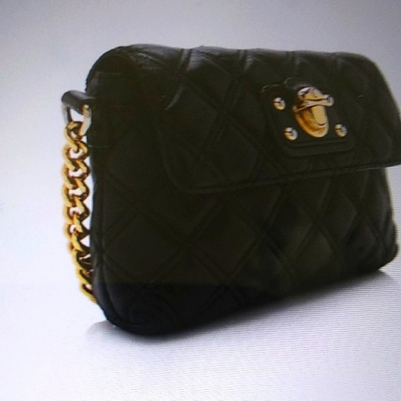 Marc Jacobs Handbags - 5X'S HOST PICK MARC JACOBS QUILTED LEATHER CROSSBODY,BLACK LEATHER,GOLD HARDWARE